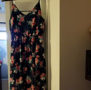 Like New Floral Hi-Low Maxi